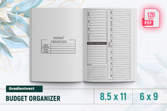 Download Budget Organizer KDP Interior - Budget organizer Collection
