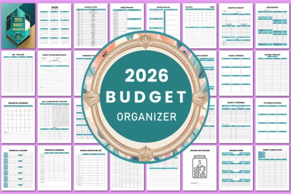 Download 2026 Budget Organizer KDP Interior - Budget organizer Collection