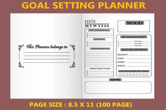 Download Goal Setting Planner for Kdp Interiors - Goal setting planner Collection
