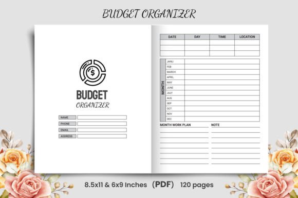 Download Budget Organizer for Kdp Interior - Budget organizer Collection